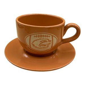 Oregon State Beavers Large Cup & Saucer Made In Italy For Nordstrom READ #2